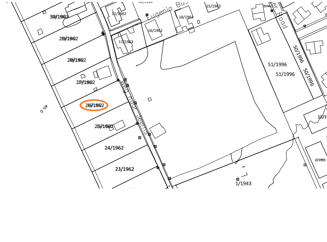 Spacious building lot private property for sale on St. Eustatius